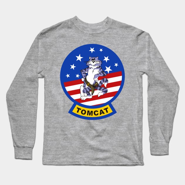 F-14 Tomcat Long Sleeve T-Shirt by MBK